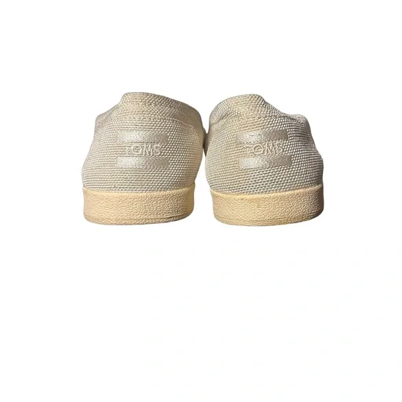 TOMS Beige Avalon Slip On Shoes Women Size 9 - Picture 4 of 10